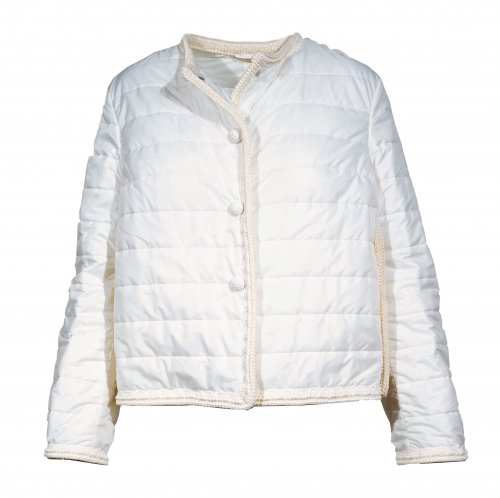 ERMANNO SCERVINO OFF-WHITE  PUFFER ΣΑΚΑΚΙ SIZE:IT38